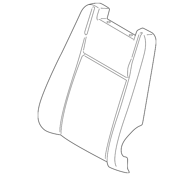 DT1Z-1766801-B Деталь SEAT BACK PAD, RIGHT
