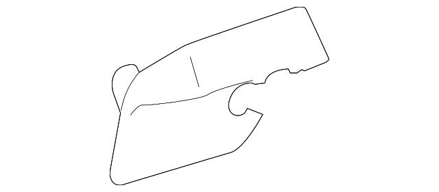 6M2Z-9966717-AB Деталь SEAT FRAME COVER, RIGHT