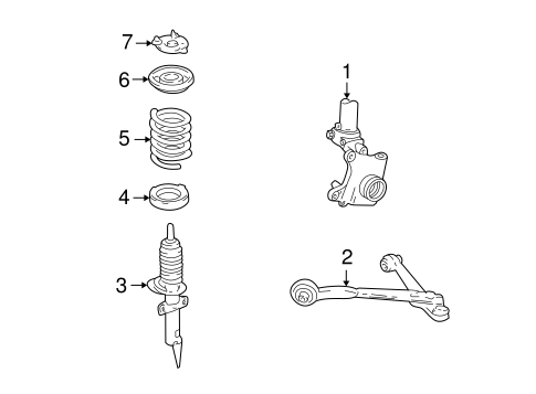Freestar SUSPENSION COMPONENTS