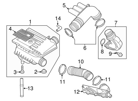 Air Intake for 2013 Volkswagen Jetta #0