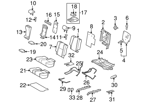 BODY/SECOND ROW SEATS for 2013 Toyota 4Runner #4