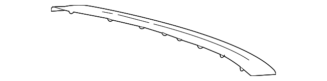 5F2Z17044A90BAA Деталь DEFROSTER PANEL
