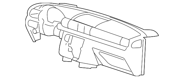 5F2Z1704320AAA Деталь INSTRUMENT PANEL