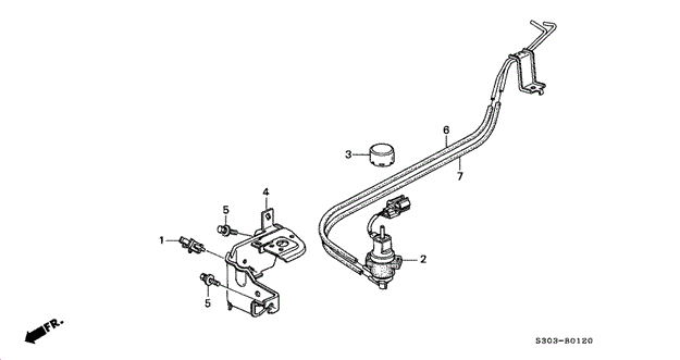 EGR Control Device for 2001 Honda Prelude #0
