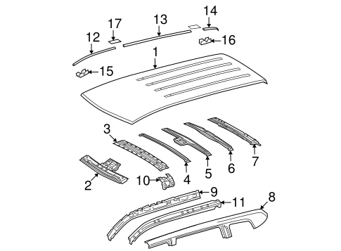 BODY/ROOF & COMPONENTS for 2008 Toyota Highlander #1