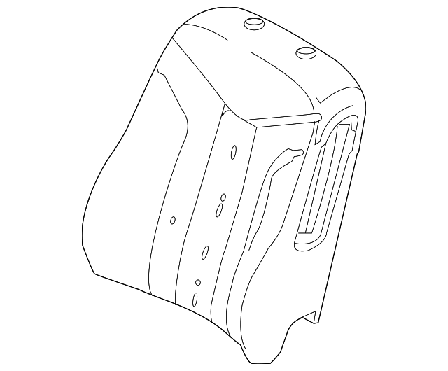 BN7Z-5464811-A SEAT BACK PAD, LEFT