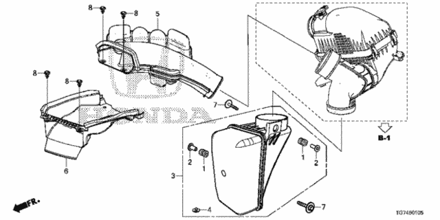 Resonator Chamber for 2017 Honda Pilot #0