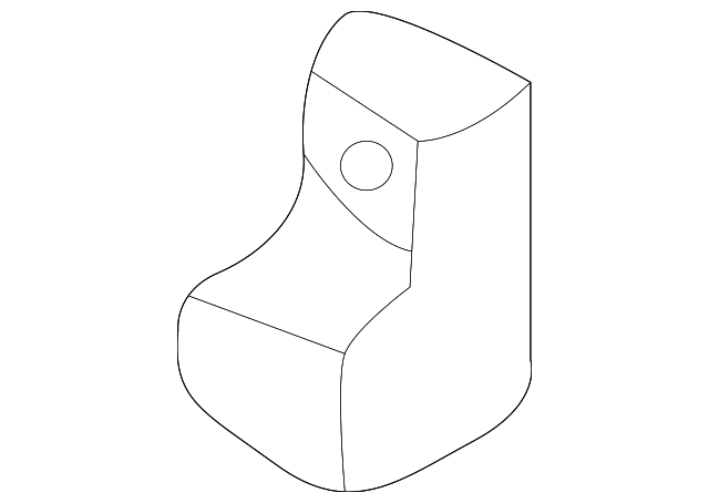 88973115 Деталь SEAT ADJUSTER PROTECTOR, LEFT