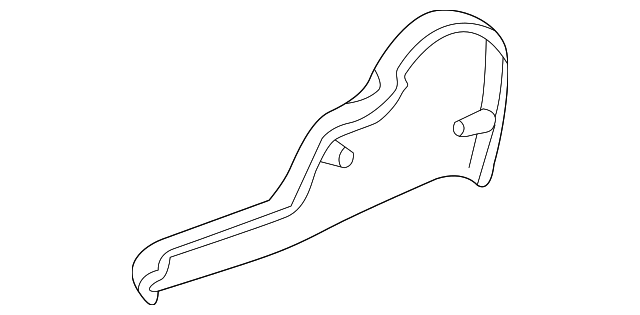 88970680 Деталь INNER COVER, LEFT