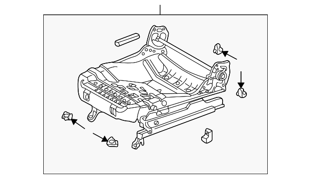 88970595 Деталь SEAT ADJUSTER, LEFT