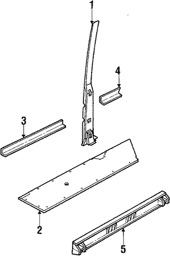 Defender 110 CENTER PILLAR & ROCKER