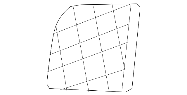 25889610 Деталь OUTER GRILLE, LEFT