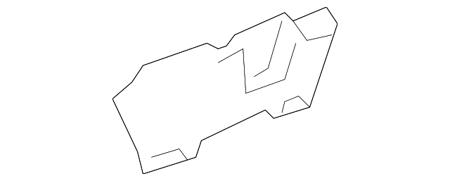 30851240 Деталь BUMPER COVER SUPPORT, LEFT