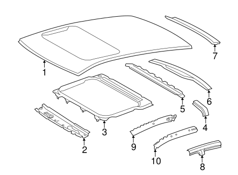 BODY/ROOF & COMPONENTS for 2015 Toyota Avalon #1
