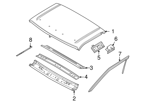 Body/Roof & Components for 2010 Ford F-350 Super Duty #3