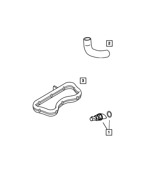 Crankcase Ventilation for 2005 Dodge Durango #0