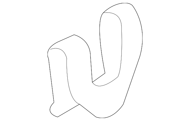 YS4Z-5442308-AA Деталь RUN CHANNEL RETAINER, RIGHT