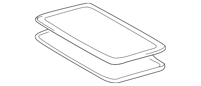 88969834 Деталь SUNROOF GLASS