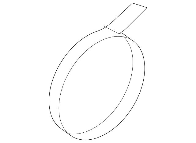 88974305 Деталь INNER BOOT CLAMP, RIGHT
