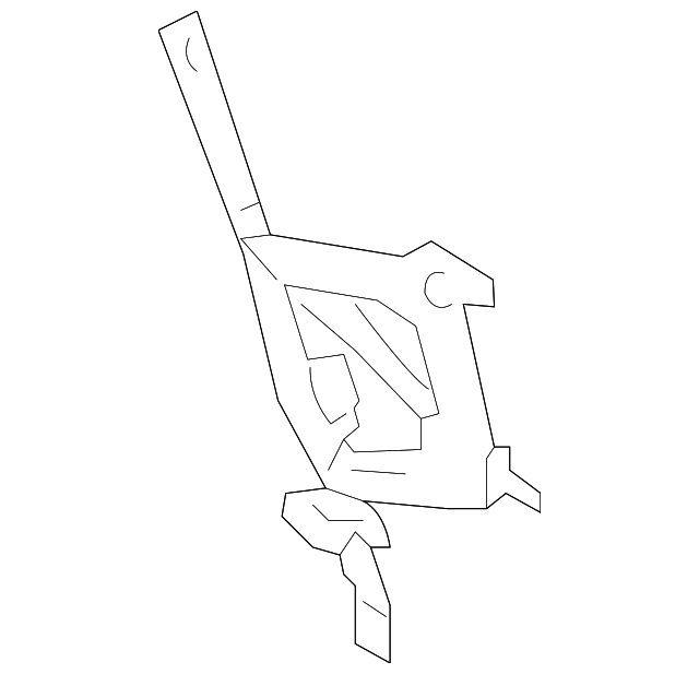 19184842 Деталь CENTER SUPPORT, LEFT