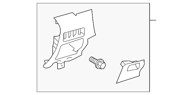 19205021 Деталь LOWER TRIM PANEL