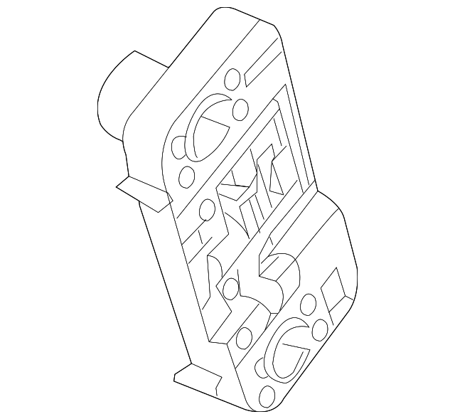 12798237 Деталь SOCKET PLATE, RIGHT