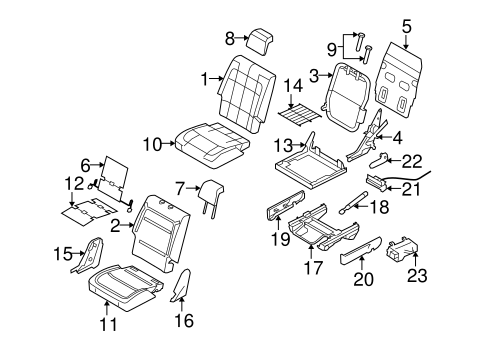 Body/Second Row Seats for 2013 Ford Flex #2