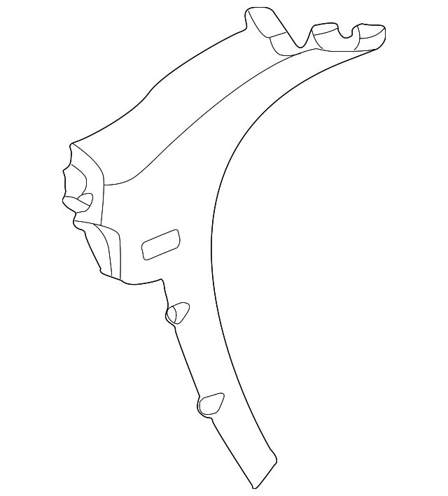 9478426 Деталь QTR TRIM PANEL, LEFT