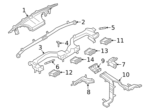 Ducts for 2021 Ford Explorer #0