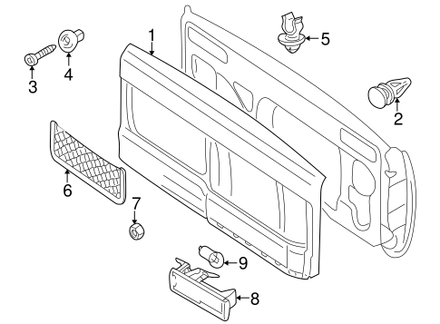 Freelander INTERIOR TRIM - BACK DOOR