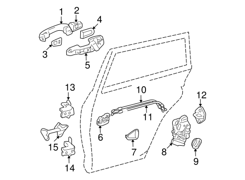 BODY/LOCK & HARDWARE for 2007 Toyota RAV4 #3