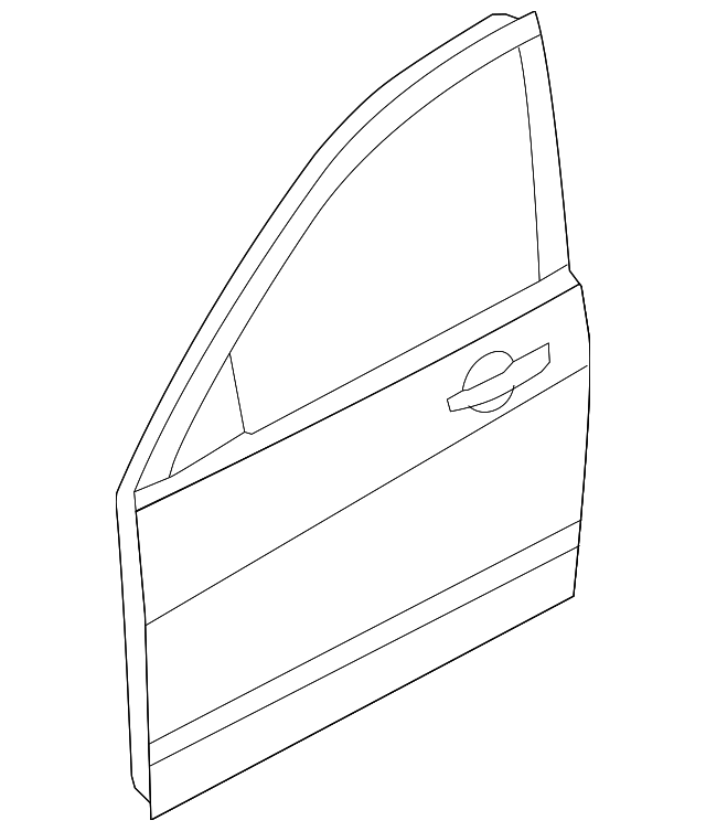 8S4Z-6320124-A Деталь DOOR SHELL, RIGHT