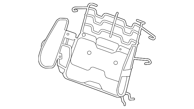 T4N3605 Деталь LUMBAR SUPPORT, LEFT