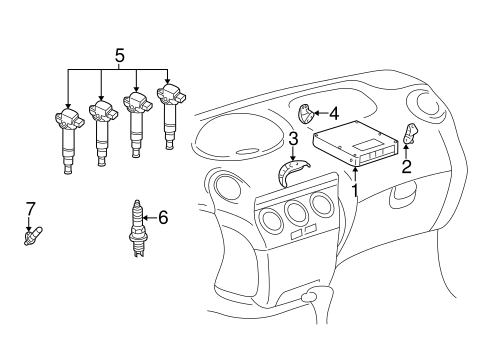 ELECTRICAL/POWERTRAIN CONTROL for 2004 Toyota Echo #2