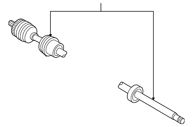 36000442 Деталь AXLE ASSY, LEFT
