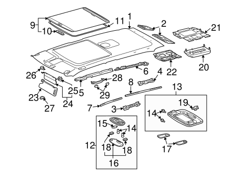 BODY/INTERIOR TRIM - CAB for 2004 Toyota Tundra #4