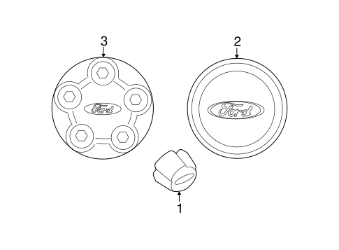 Front Suspension/Covers & Trim for 2001 Ford Explorer Sport Trac #1