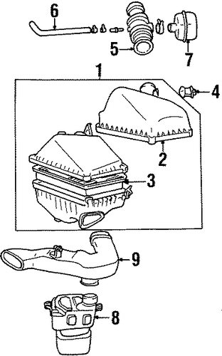 ENGINE/AIR INTAKE for 1998 Toyota Avalon #1