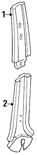 Tracer INTERIOR TRIM - PILLARS