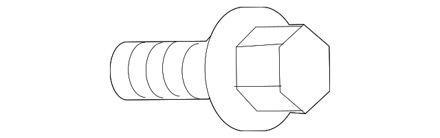 C2S43224 Деталь UPPER MOLDING SCREW, RIGHT