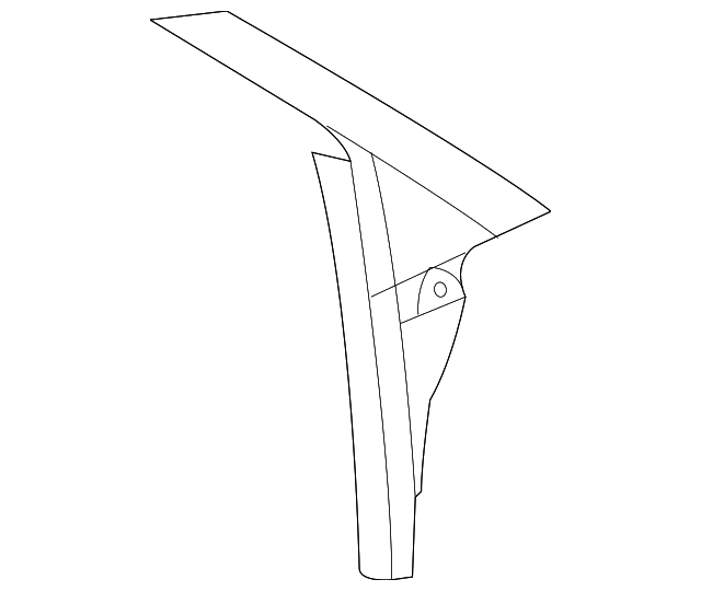 C2D39457 Деталь REAR MOLDING, LEFT