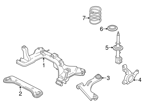 Mariner SUSPENSION COMPONENTS