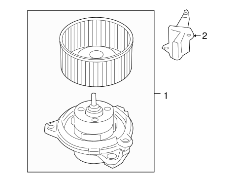 Dakota BLOWER MOTOR & FAN