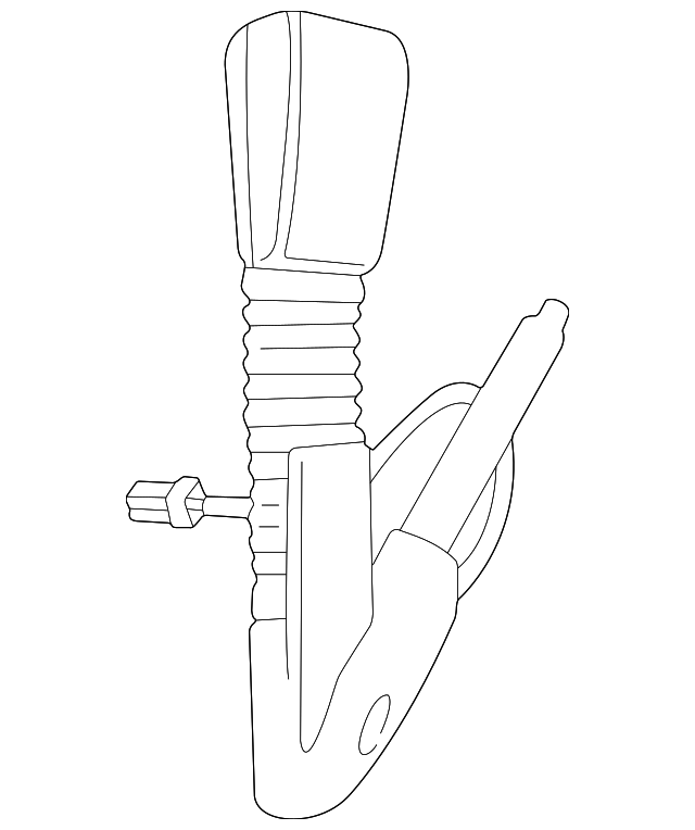 EVB104960 Деталь BUCKLE END, RIGHT