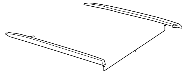 12376764 Деталь SIDE RAIL, LEFT