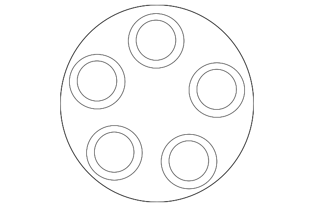 XW4Z1130HA Деталь CENTER CAP