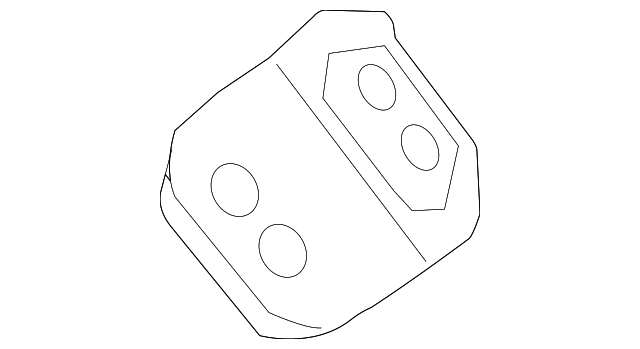 XR85988 Деталь LOWER REINF MOUNT BRACKET, LEFT