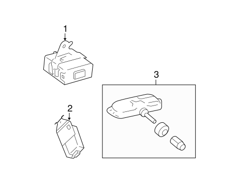 ELECTRICAL/TIRE PRESSURE MONITOR COMPONENTS for 2015 Scion iQ #2