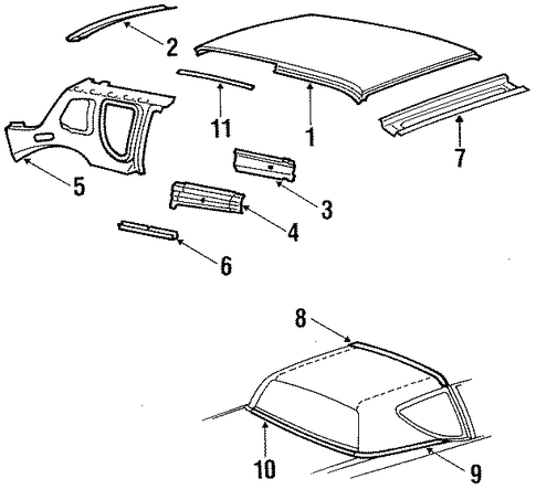 Cougar EXTERIOR TRIM - ROOF