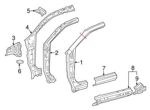 BODY/ROCKER PANEL for 2015 Scion iQ #1